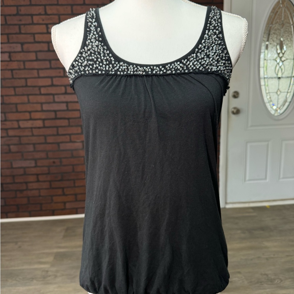 Vintage American Eagle Tank Top‎ Embellished Neckline Y2K XS